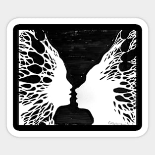 Love gives you butterlies Sticker